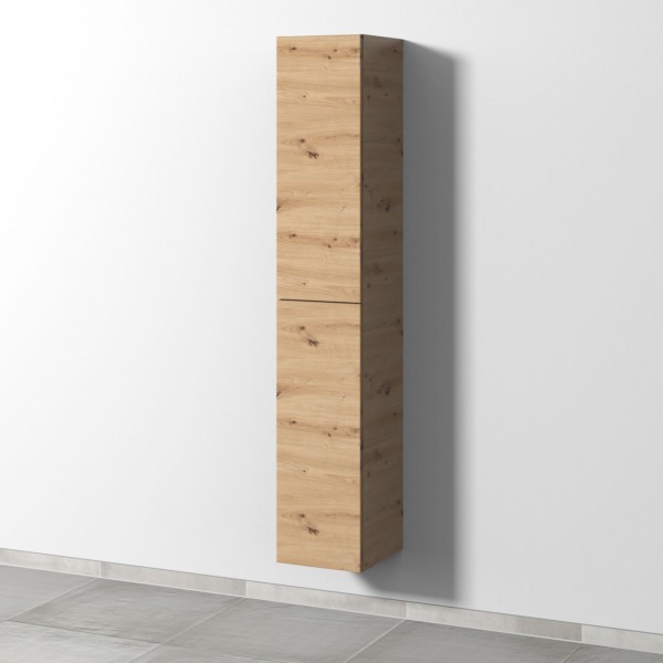 Sanipa 3way Hochschrank mit 2 Türen, Eiche Natural-Touch