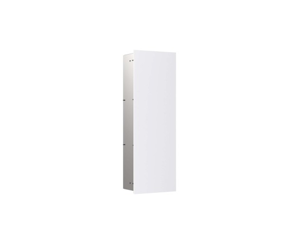 emco Schrankmodul asis pure mit Glasfront Türanschlag rechts, Unterputz, 730mm, alpinweiss matt, 975