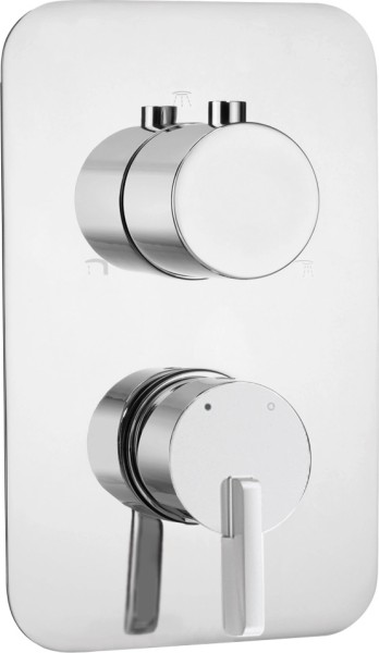 Neuesbad Serie 600 Unterputz Duscharmatur mit 3-Wege-Umsteller, Oberfläche: chrom