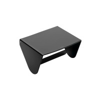 Cosmic Black and White Cosmic Black and White Rollenhalter Mit Deckel 13x11,5x11 cm, Glänzend Schwarz, 2380659