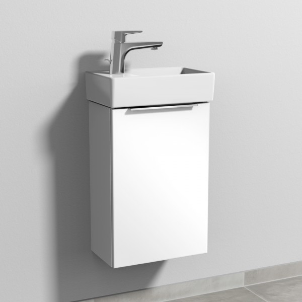 Sanipa 3way Waschtischunterbau zu Villeroy & Boch Avento Waschtisch mit 1 Tür, Weiß-Glanz