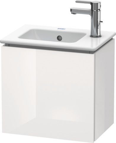 Duravit L-Cube Waschtischunterbau wandhängend Weiß Hochglanz 420x294x400 mm - LC6272L2222