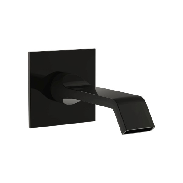 VitrA Suit Wanneneinlauf Wandmontage Ausladung Auslauf 15 cm Schwarz Hochglanz,A4283139