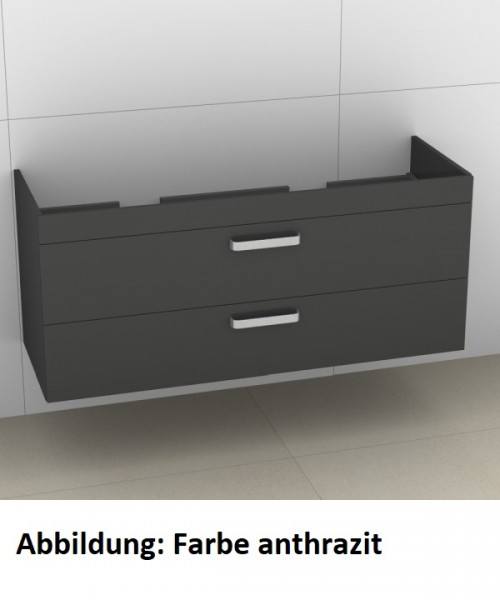 Artiqua 414 Waschtischunterschrank für Sentique 5126D1 Eiche Weiß quer NB, 414-WU2L-V41-7185-440