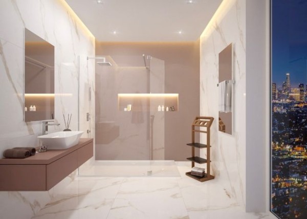 Hoesch Zusätzliches Glaswand Lumia+ für Duschabtrennung Walk-In 2090x370mm