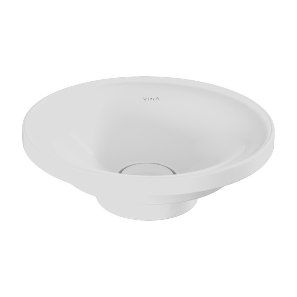 VitrA Glora Aufsatzschale mit LED-Ambientebeleuchtung freistehend rund 45 cm Weiß,7918B403-2279