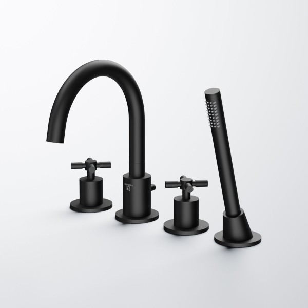 Steinberg Serie 250 4-Loch Wannenarmatur, matt black, 2502400S