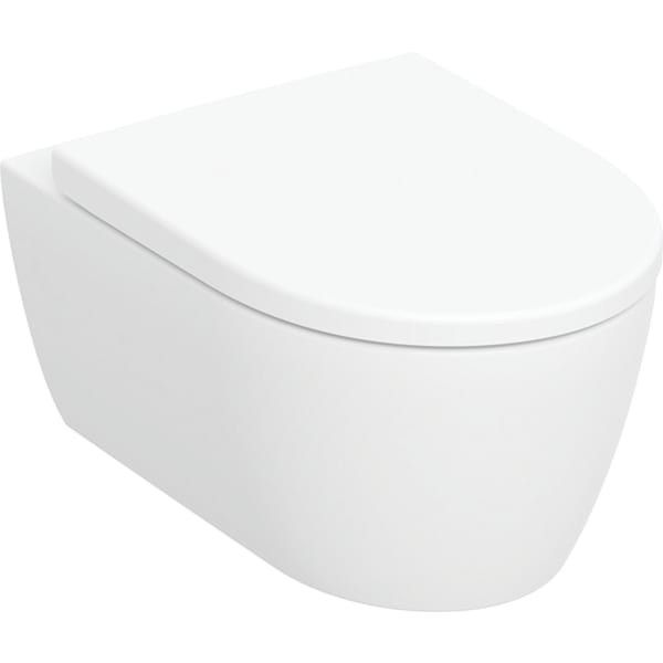 Geberit iCon Set Wand-WC mit WC-Sitz, Rimfree