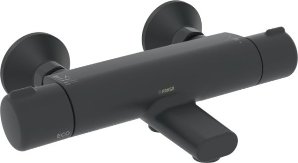 Hansa Wannenarmatur HANSAMICRA 5816 Ausld. 159 mm DN15 Matt-Schwarz
