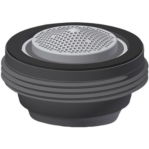 KWC Aquarotter Luftsprudler, F5, M24x1, 5 l/min, Bauform SLIM, winkelverstellbar, 2030041326