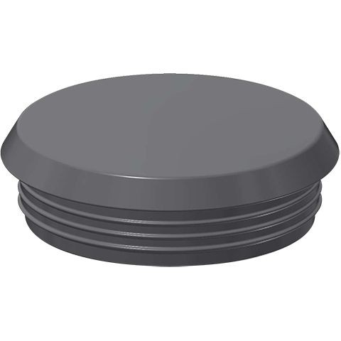 KWC Aquarotter Schraubenkopf-Abdeckung, Kunststoff, silber, 2000204746, 2000104746