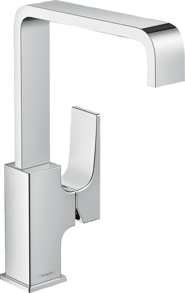 Hansgrohe Waschtischmischer 230 Metropol chrom Schwenkauslauf mit Push-Open Ablaufg., 32511000 , 325