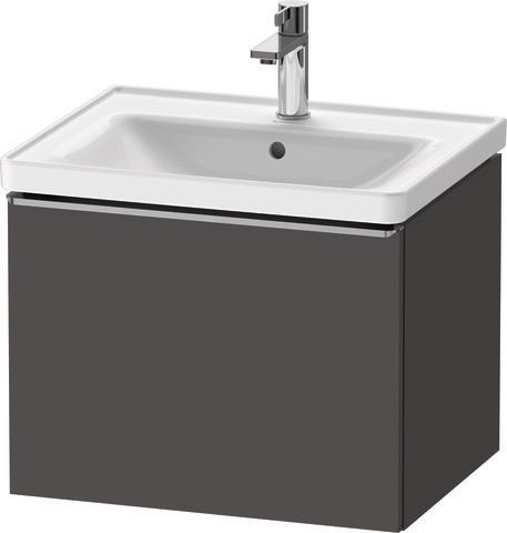 Duravit D-Neo Waschtischunterbau wandhängend Graphit Matt 584x452x440 mm - DE4249070490000