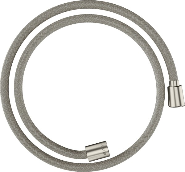 Hansgrohe Textilbrauseschlauch Axor 1250mm mit konischer/zylindrischer Mutter, edelstahl, 28227800