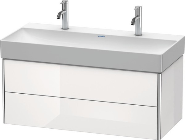 Duravit XSquare Waschtischunterbau wandhängend Taupe Seidenmatt 984x460x397 mm - XS416306060