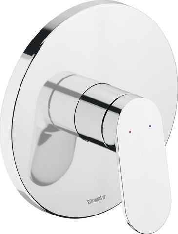 Duravit Wave Einhebel-Brausemischer Unterputz Chrom Hochglanz 170x92x170 mm - WA4210010010
