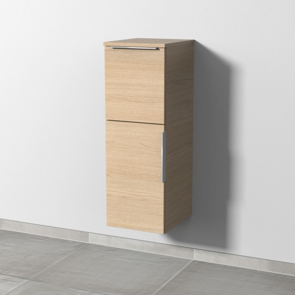 Sanipa 3way Mittelschrank mit 1 Tür und 1 Auszug, Eiche-Nordic, UM12448