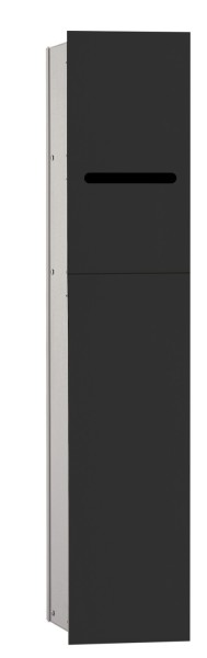 Emco asis WC-Modul 2.0, rechts, Unterputz, 811mm, ohne Einbau-Rahmen,schwarz, 975427550