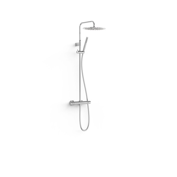 Tres Thermostat Aufputz Duschsystem Over wall , 19039302
