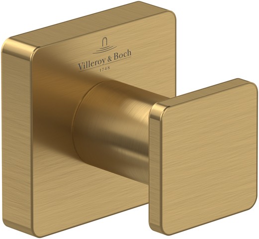 Villeroy & Boch Handtuchhaken Elements - Striking 45x44x45mm Brushed Gold