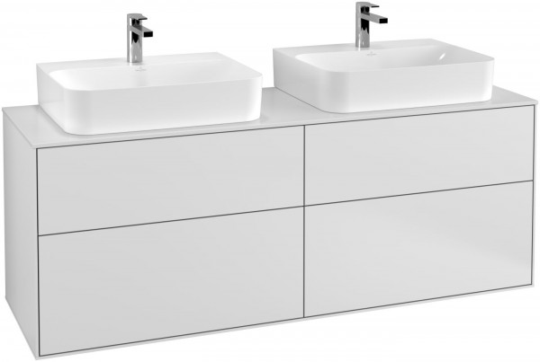 Villeroy & Boch Waschtischunterschrank Finion G18 1600x603x501mm Wandbel f. 2 Waschtische, G18100MT