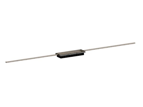 Dallmer Duschrinne CeraFloor Connect, messing matt, 800 - 1500 mm, 527523