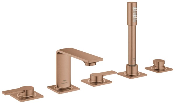 GROHE 5-Loch Wannen-Kombination Allure 25221_1 warm sunset gebürstet, 25221DL1