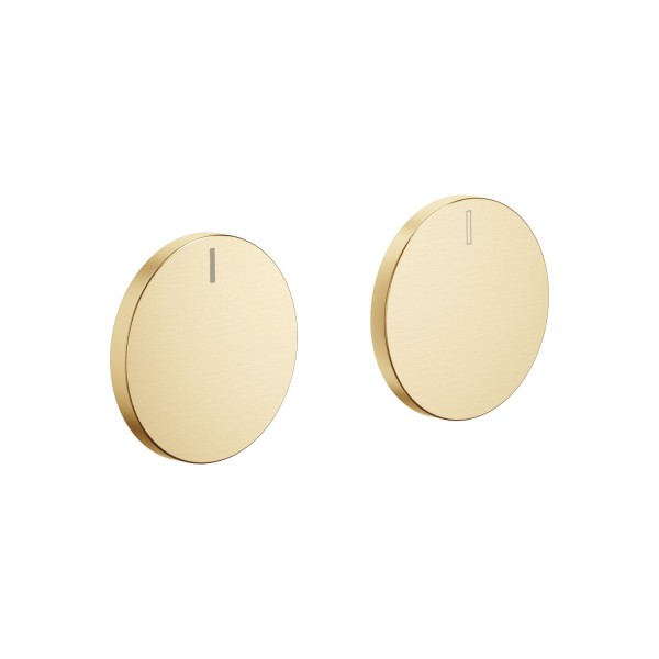 Dornbracht Set Griffeinsatz warm & kalt CYO 11283811 Messing gebürstet (23kt Gold)