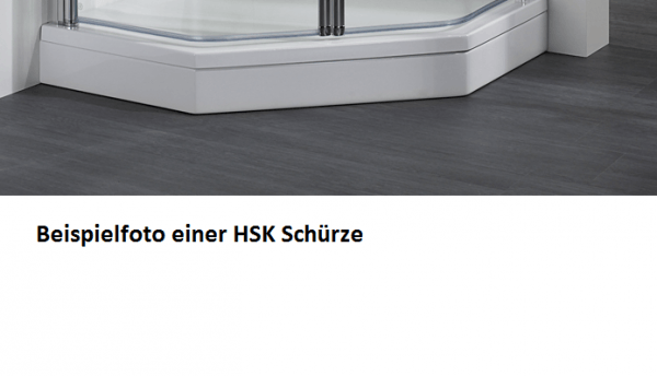 HSK Acryl Schürze 11 cm hoch, für HSK Fünfeck Duschwanne 90 x 90 cm