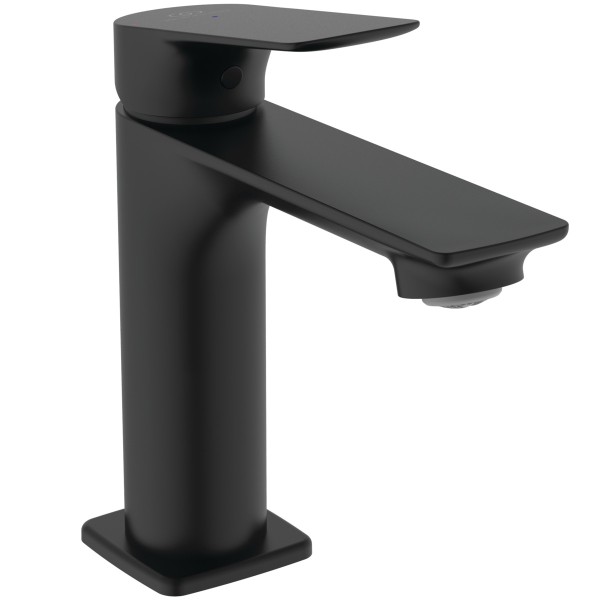 Ideal Standard Waschtisch-Armatur H100 CeralifeC Ausladung 110mm mit Push-Open Ventil BlueStart Silk