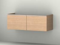 Sanipa Sanipa Waschtischunterschrank mit Auszügen (Yubel) NG60537, Eiche Nebraska 425,0x1200,0x447,0