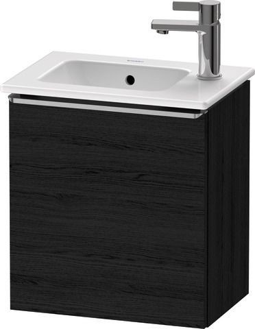 Duravit D-Neo Waschtischunterbau wandhängend Eiche Schwarz Matt 410x274x440 mm - DE4259L70160000