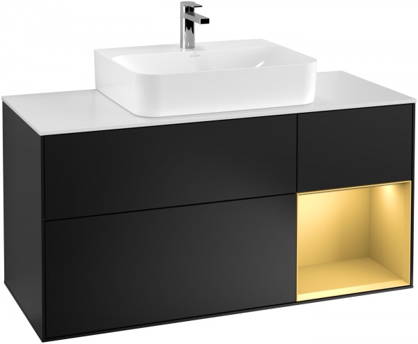 Villeroy & Boch Waschtischunterschrank Finion F17 1200x603x501mm WT mittig, F171HFPD
