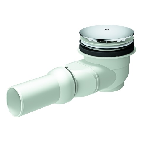 GROHE Ablaufgarnitur für Duschwanne 49534 D: 112 mm Abgang waagerecht chrom, 49534000