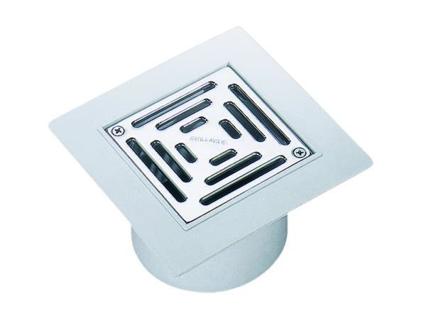 DALLMER Aufsatz PVC ES 15, Rost massiv, verschraubt, 150 x 150 mm