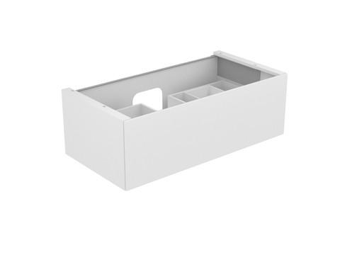 Keuco Waschtischunterschrank Edition 11 31251, 1 Front-Auszug Bel., anthrazit/Glas anthrazit, 312511 31251110100