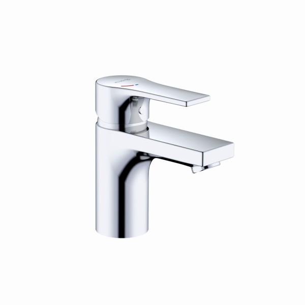 Kludi ZENTA SL Waschtischarmatur 75mm 3,8 l EcoPlus o. Ablaufgarnitur chrom, 483890565WR4