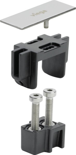 Viega Zubehörset Advantix 4965.50, in Edelstahl matt