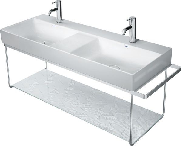 Duravit DuraSquare Metallkonsole Chrom Poliert 1265x451x400 mm - 0031181000