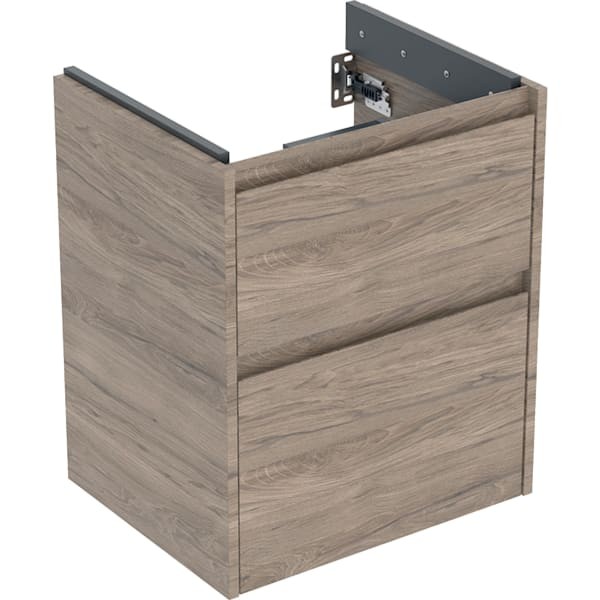 Geberit Renova Plan Unterschrank für Waschtisch, mit zwei Schubladen: 50.4x60.6x40.5cm, 504025JR1