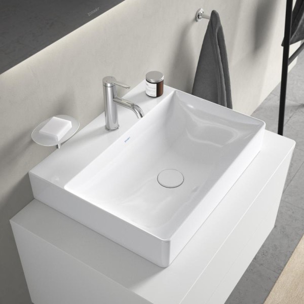 Duravit DuraSquare Waschtisch Weiß Hochglanz 600 mm - 2353600079