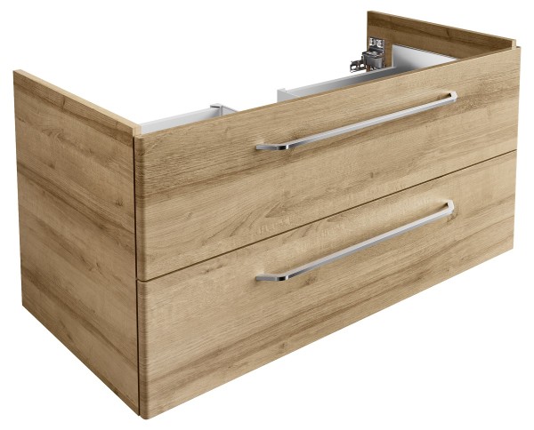 Fackelmann MILANO Waschtischunterschrank 100x49,5x48 AsEi, 2 Schub, 84212