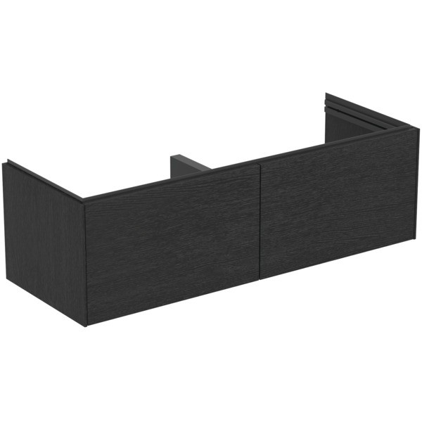Ideal Standard Möbelwaschtischunterschrank Conca 1200x440mm 2 Auszüge Eiche geflammt, T5578Y4