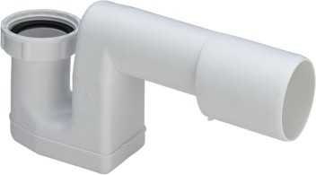 Viega Geruchverschluss 6889 in G1 1/2 x DN40/50 Kunststoff weiss