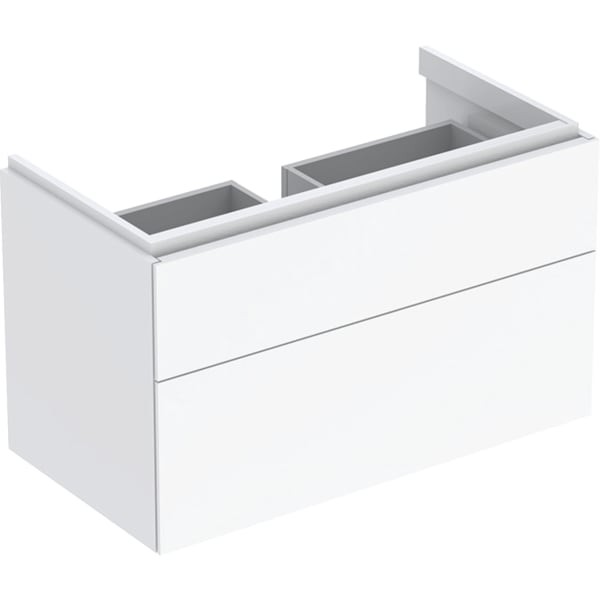 Geberit Xeno2 Unterschrank f. Waschtisch, 2 Schubladen 88x53x46,2cm, weiß, 500509011