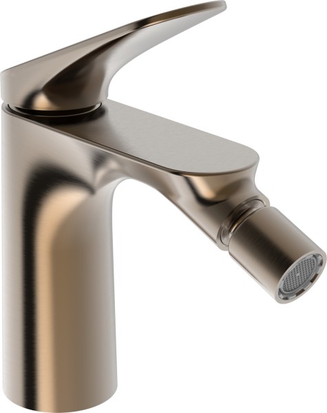 Hansa Einhandmischer Bidet-Batterie HANSAGENESIS 3743, Ausladung 127 mm Bronze gebürstet, 3743226381
