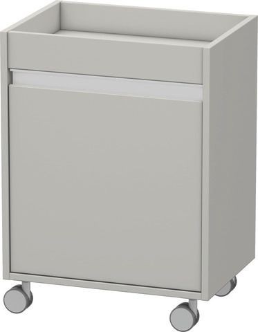 Duravit Ketho Rollcontainer Betongrau 500x360x670 mm - KT2530L0707