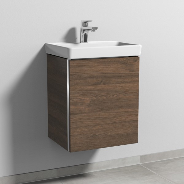 Sanipa 3way Waschtischunterbau zu Villeroy & Boch Avento Waschtisch mit 1 Tür, Eiche-Arizona