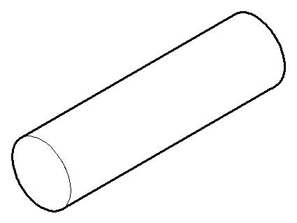 Dornbracht Griff Ersatzteile 092062005 D. 15 x 55 mm Dark Platinum gebürstet