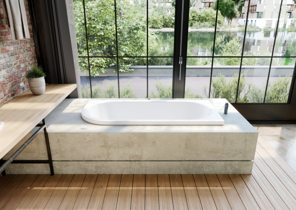 Kaldewei Badewanne CENTRO DUO 1 LINKS Modell 136, 1800x800 mm, bahamabeige, 283600010030